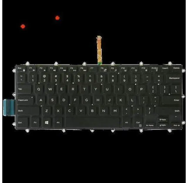 Main image of for Dell Notebook Backlit Keyboard 7466 7467 7378 7460 7569 7579 7368 14-7000 5368 Replacement Dns Shop Clevo Packard Bell US