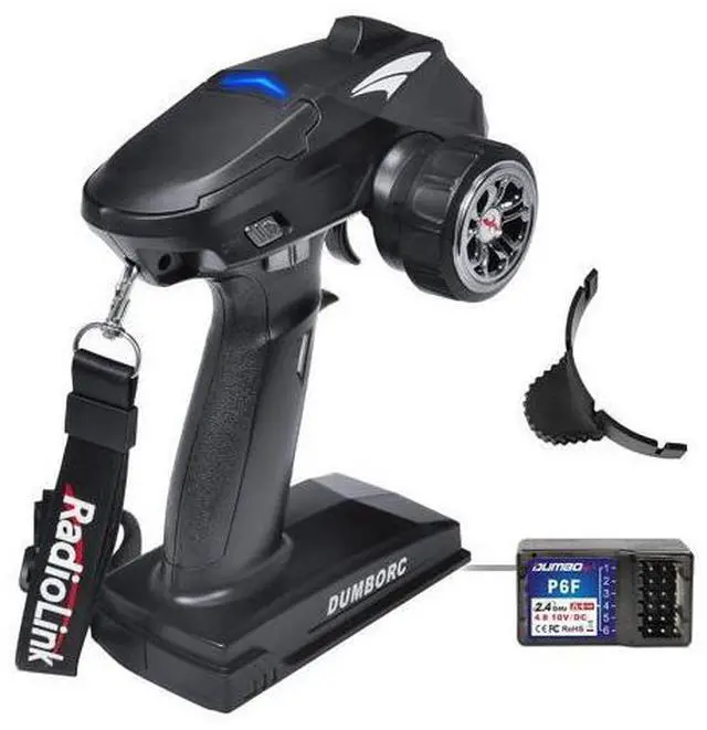 Main image of ATA HOBBY DUMBORC X4 2.4GHz 4-Channel RC Radio Transmitter and Receiver X6F with Fail-Safe & Low Voltage Alarm Function Mixed Mode for Rc Vehicle Car Boat Tank Model Parts Remote Controller