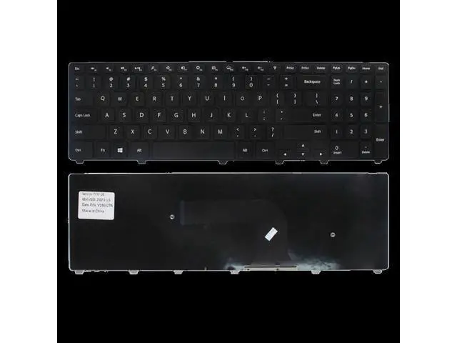 Alt view image 4 of 4 - US Notebook Replacement of Keyboards Dns for Dell Nspiron 17-7000 17-7737 0XVK13 NSK-LH0BW 9Z.NAVBW.00R