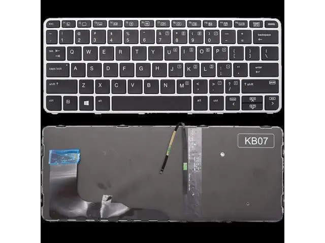 Alt view image 4 of 4 - Send Keyboard Film US Backlit Positivo Notebook Keyboard Dns Clevo for HP EliteBook 725 820 828 G3 820 828 G4