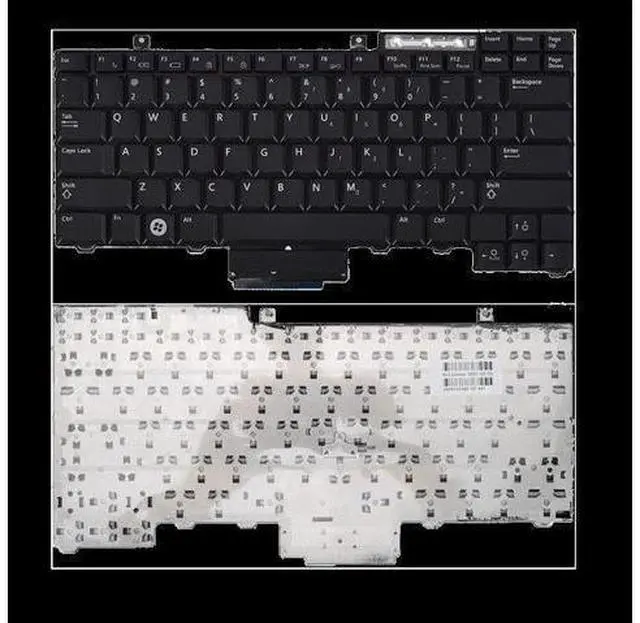 Alt view image 3 of 4 - US Positive Notebook Replacement of Keyboards Intelbras Clevo Dns for Dell E6400 E6410 E6500 E5400 E5500