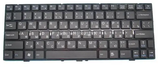 Main image of Laptop Keyboard For Lengda P116 P116K H116 M116V M116CC RU Russian-White D0K-V6226K 25-01-RU 1212/Black D0K-V6126K 88-00-RU 1202
