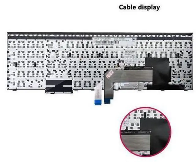 Alt view image 3 of 4 - for Lenovo Notebook Keyboard Thinkpad E550 E550C E555 E560 E565 00HN000 00HN037 Replacement Dns Shop Clevo Cheap Packard Bell US