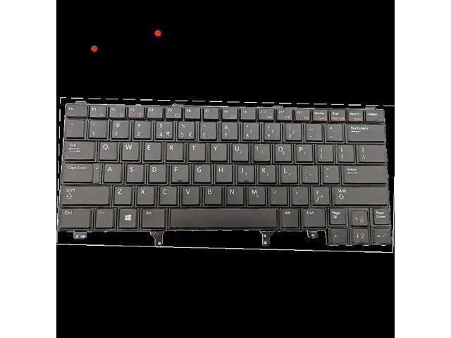 Alt view image 2 of 4 - US Backlit Keyboard Black for Laptop for Dell E6220 E6230 E6430 E6420 E6440 E5420 E6320 E6330 Positivo Notebook
