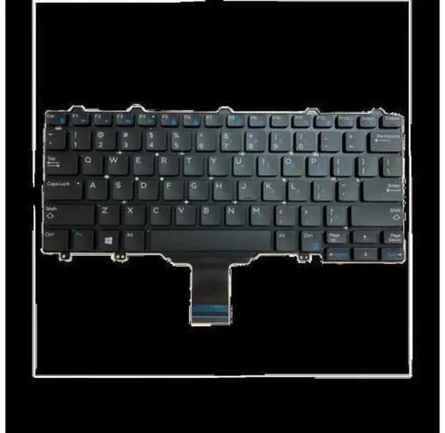 Main image of US Positive Notebook Backlit Keyboards Dnsfor Dell Latitude E7250 7270 7350 E7270 MJ8HY 0MJ8HY XCD5M 0XCD5M