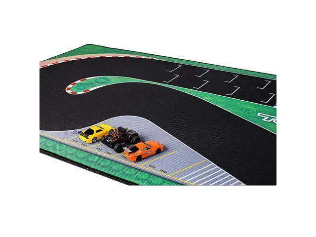 Alt view image 5 of 7 - Turbo Racing 1:76 RC Drift Car Race Track Mat: Portable Rubber 950x500mm Entry-Level Racing Track for Turbo Racing C64 C75 C73 C65 C72 Mini RC Drift Cars