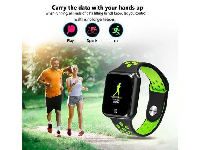 Alt view image 5 of 7 - S226 Smart Watches Watch IP67 Waterproof band Heart Rate Blood Pressure Bluetooth Sport Smartwatch for iPhone apple Android IOS (White)
