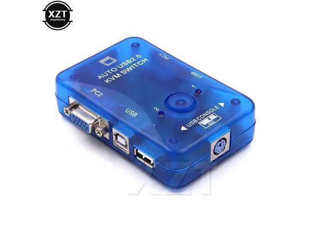 Alt view image 6 of 6 - 1pcs 2 Port Auto USB 2.0 USB2.0 VGA KVM Switch Switcher Box for PC Keyboard Mouse KVM Switch 2 in 1 out for DOS