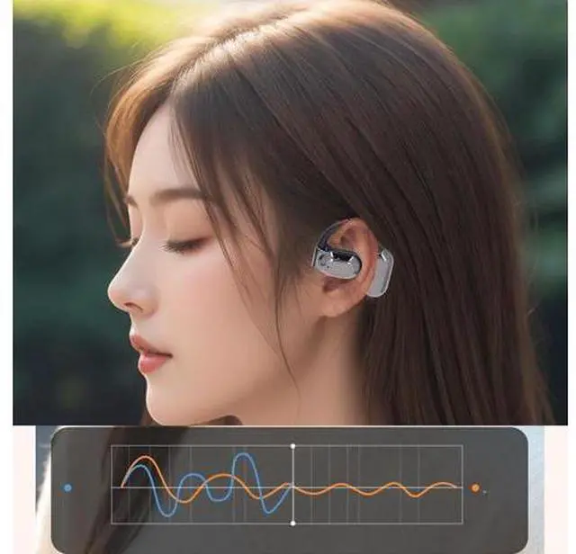 Alt view image 3 of 7 - Language Translator Earbuds, Real Time Translation Device, Noise Cancelling, AI Translation, Cordless Bluetooth Earbuds for Travel Business Learning (Black)
