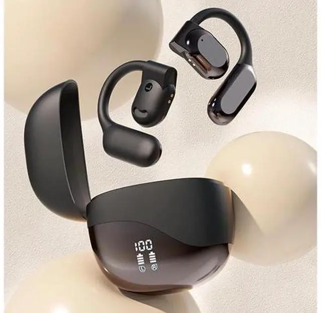 Main image of Language Translator Earbuds, Real Time Translation Device, Noise Cancelling, AI Translation, Cordless Bluetooth Earbuds for Travel Business Learning (Black)