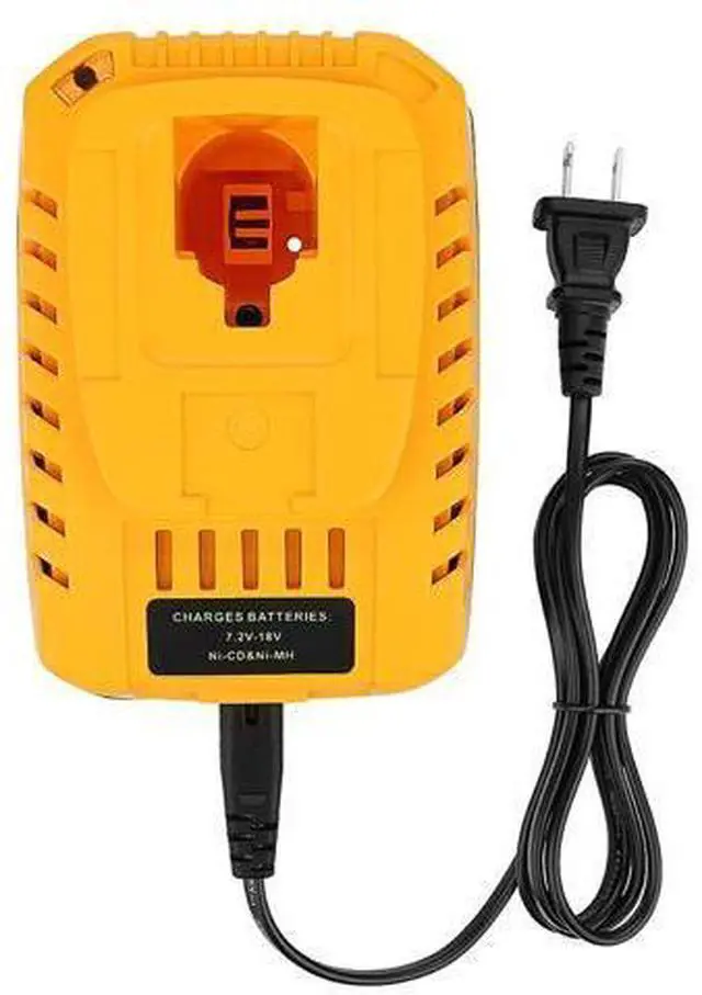 Alt view image 7 of 7 - Powilling DC9310 7.2-Volt-18-Volt 1-Hour Replacement Charger for DEWALT 7.2V-18V NiCad & NiMh Battery DW9057 DC9071 DC9091 DC9096 DW9072 DW9091 DW9099
