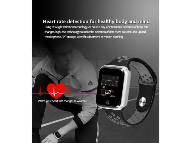 Alt view image 6 of 7 - S226 Smart Watches Watch IP67 Waterproof band Heart Rate Blood Pressure Bluetooth Sport Smartwatch for iPhone apple Android IOS (Pink)