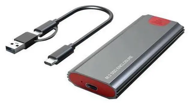 Main image of FOR Dual Protocol M2 SSD Case 10Gbps Nvme SSD Enclosure For Nvme PCIE M Key (B+M) Key SSD Hard Disk Box M.2 Adapter Reader
