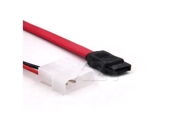Alt view image 6 of 6 - 10pcs SATA Power Cable Slimline SATA Cables to Molex Slim SATA 13 pin(7P+6P) to 7pin + Power cable1 for with SATA Slimline port