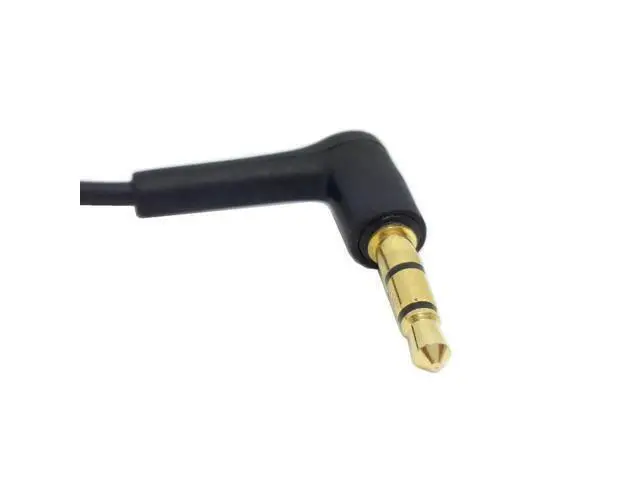 Alt view image 2 of 3 - CYDZ 90 Degree Right Angled 3.5mm 3pole Audio Stereo Male to Female Extension Cable