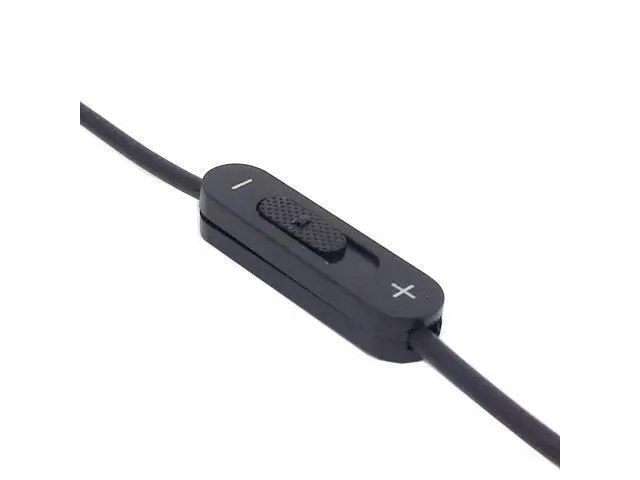 Alt view image 4 of 4 - NGFF Stereo Male 3.5mm to Double mono 3.5mm Female Audio Headphone Y Splitter Adapter Cable with Volume Switch