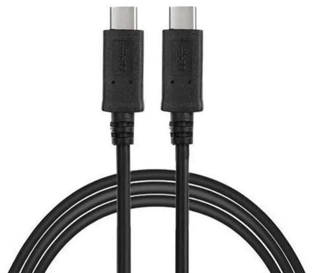 Main image of CYDZ CY White USB-C USB 3.1 Type C Male Connector to C Male Charge Cable for Laptop & Chromebook