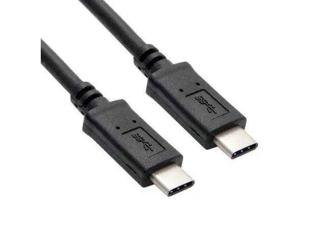 Alt view image 2 of 4 - CYDZ CY White USB-C USB 3.1 Type C Male Connector to C Male Charge Cable for Laptop & Chromebook