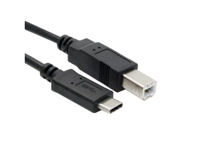 Alt view image 2 of 4 - CYDZ USB-C USB 3.1 Type C Male Connector to USB 2.0 B Type Male Data Cable for Cell Phone & Notebook & Laptop