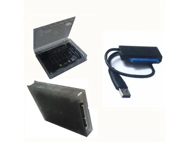 Alt view image 3 of 5 - MSATA to SATA 3.0 Adapter Card USB3.0 Easy Drive Cable M.2 NGFF to SATA to USB3.0 Converter Adapter Cable