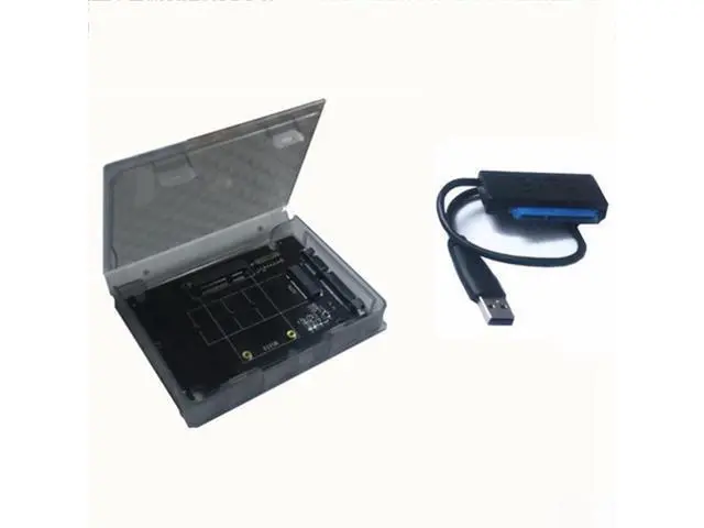 Alt view image 2 of 5 - MSATA to SATA 3.0 Adapter Card USB3.0 Easy Drive Cable M.2 NGFF to SATA to USB3.0 Converter Adapter Cable