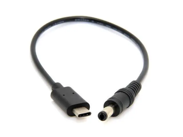 Alt view image 4 of 4 - CYDZ USB 3.1 Type C USB-C to DC 5.5 2.5mm Power Plug Extension Charge Cable for Apple Laptop 20cm