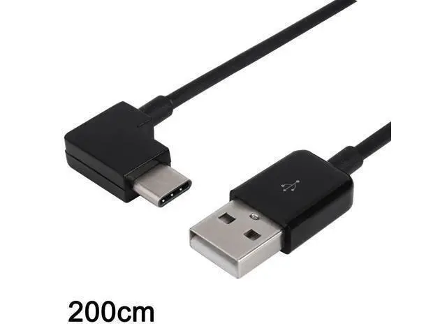 Alt view image 4 of 7 - NGFF Right Angled USB 3.1 Type C USB-C to USB 2.0 Cable 90 Degree Connector for Tablet & Mobile Phone 200cm