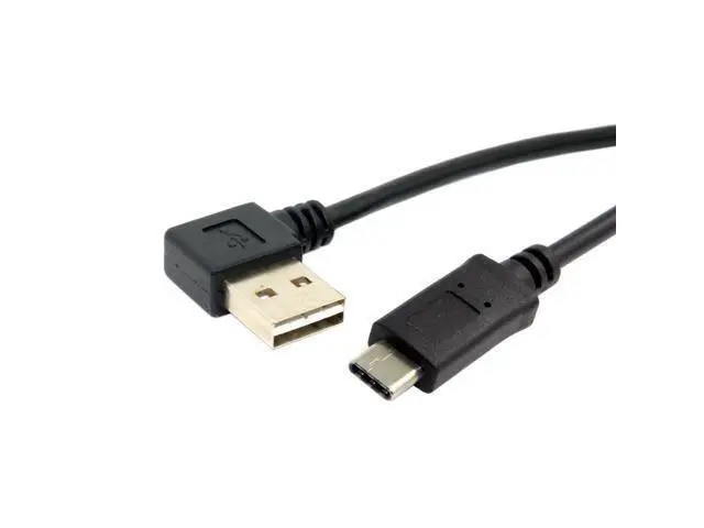 Alt view image 2 of 4 - CYDZ Reversible USB-C Type C to USB 2.0 90 Degree Left & Right Angled Data Cable for Laptop & Tablet & Cell Phone