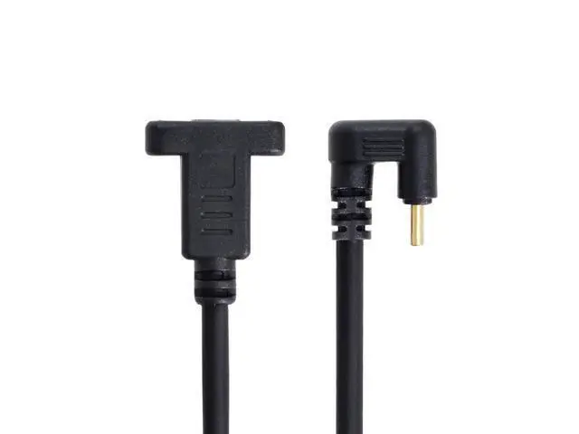 Alt view image 3 of 3 - Type C USB-C USB 3.1 Male 180 Degree U Shape Back Angled to Type C USB-C USB 3.1 Female Extension Data Cable 30cm