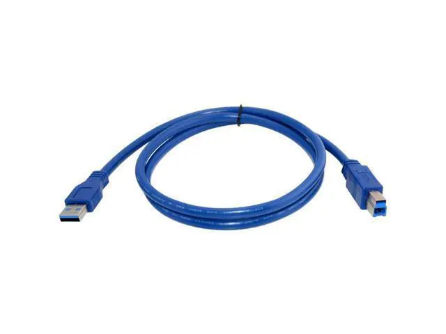 Alt view image 2 of 4 - CYDZ USB 3.0 A Male AM to USB 3.0 B Type Male BM Extension Printer Wire Cable USB3.0 Cable for Printer Supper Speed 1.0M