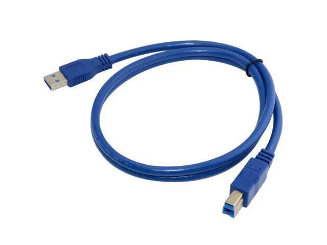 Alt view image 4 of 4 - CYDZ USB 3.0 A Male AM to USB 3.0 B Type Male BM Extension Printer Wire Cable USB3.0 Cable for Printer Supper Speed 1.0M
