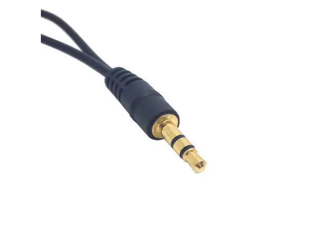 Alt view image 4 of 7 - CYDZ 3.5mm Male to Double 3.5mm Female Headphone Y Splitter Cable with Volume Control Switch
