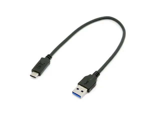 Alt view image 2 of 3 - CYDZ 30cm USB-C USB 3.1 Type C Male to Standard Type A Male Data Cable for Tablet & Phone & Laptop & Hard Disk Drive