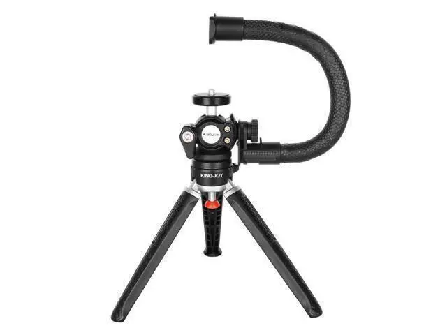 Alt view image 2 of 4 - Multi-Function Desktop Tripod with 360 Rotation Ballhead Mini Tripod for Smartphone Ring Light for Live Broadcast