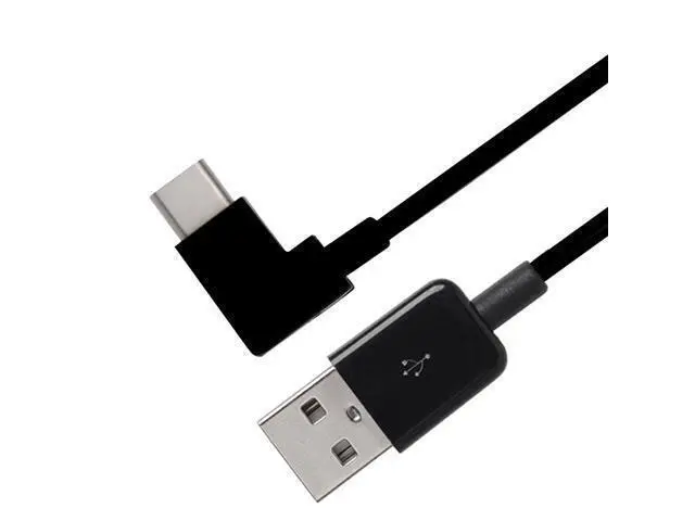 Alt view image 2 of 4 - CYDZ Right Angled Type C USB-C to USB 2.0 Cable 90 Degree Connector for Tablet & Mobile Phone 20cm