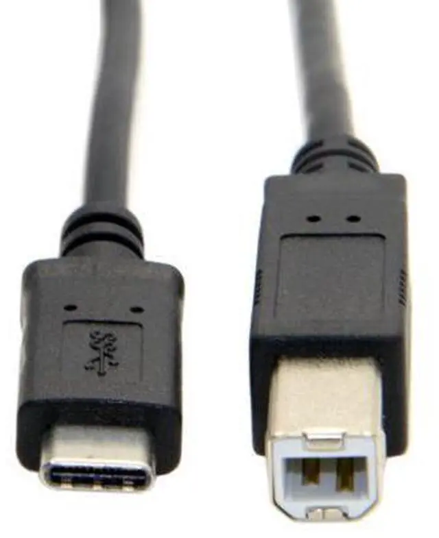 Main image of USB-C USB 3.1 Type-C Male Connector to USB 2.0 Type B Male Data Cable for Cell Phone & Laptop & Laptop 100cm