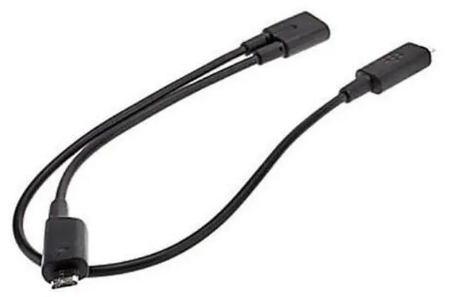 Alt view image 3 of 4 - CYDZ Micro USB Female to 2 Micro USB Male Splitter extension charge cable for Galaxy S5 i9600 S4 I9500 Note2 N7100 S3 I930