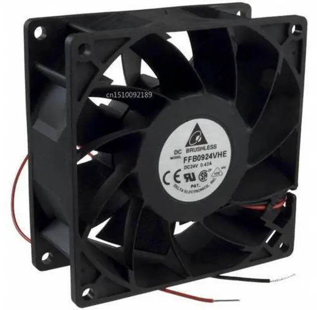 Main image of 3 cables de doble rodamiento de bolas, para FFB0924VHE 24V DC 0.42A 3800RPM 9238 9cm 92*92*38mm, ventilador de enfriamiento inversor