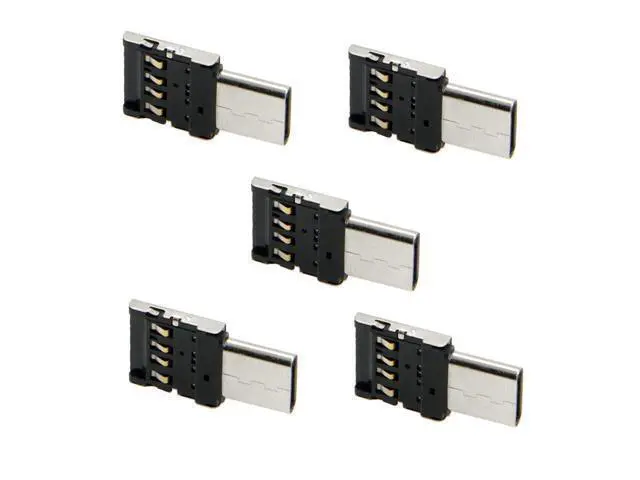 Alt view image 2 of 5 - 5pcs USB-C Type-C Ultra Mini to USB 2.0 OTG Adapter for Cell Phone Tablet & USB Cable & Flash Disk