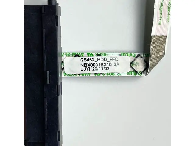 Alt view image 2 of 4 - For Lenovo Ideapad 3 14 14SARE 14ADA05 14S 14sIML 14siil GS452 2020 SATA Hard Drive HDD SSD Connector Flex Cable NBX0001SX00