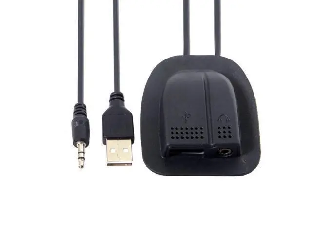 Alt view image 4 of 5 - Backpack USB 2.0 & Audio 3.5mm Charging Cable Practical Convenient Outdoor Travel Camping External 0.5m