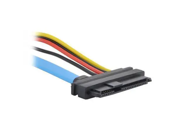 Alt view image 3 of 5 - CableCC Hard Disk SFF 8482 SAS Cable 29pin to 1 SATA 7pin 0.7M