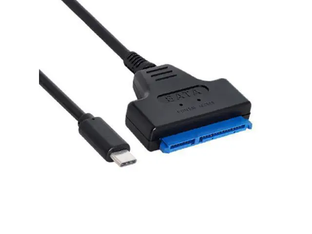 Alt view image 3 of 3 - USB 3.1 Type C Male to SATA 22 Pin 2.5" Hard Disk Driver SSD Cable Adapter for Laptop