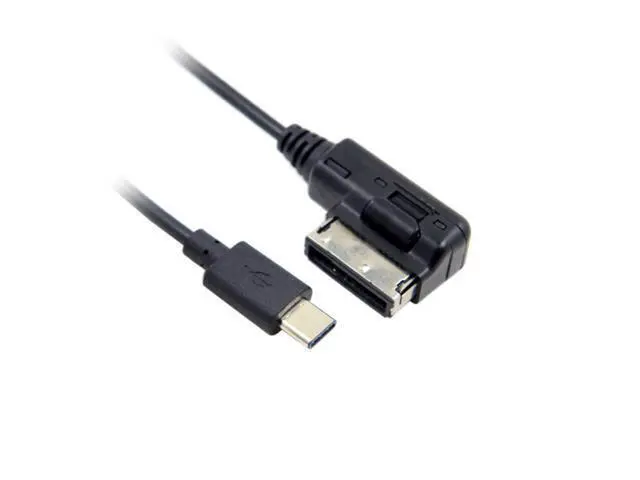 Alt view image 2 of 3 - Media In AMI MDI USB-C USB 3.1 Type C Charge Adapter Cable For Car VW AUDI 2014 A4 A6 Q5 Q7 & for New Laptop & Chromebook