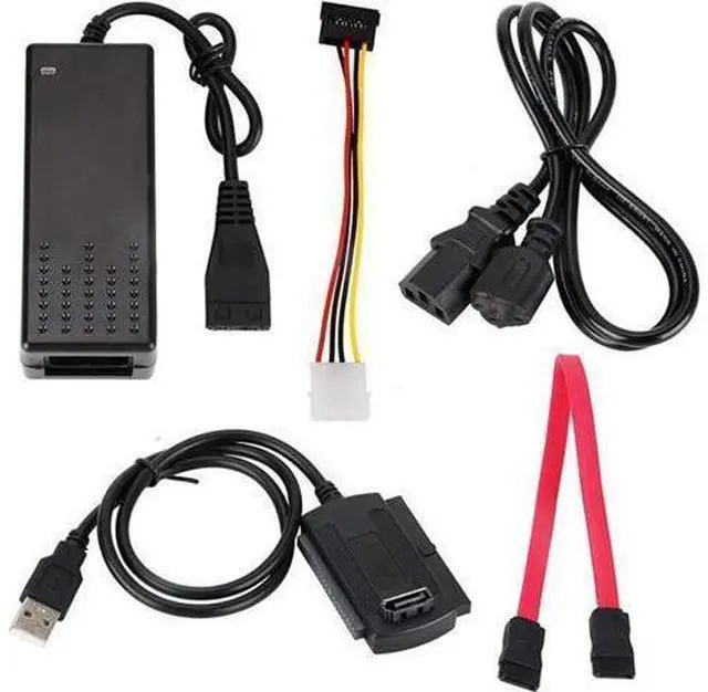 Main image of SATA/PATA/IDE to USB 2.0 Adapter Converter Cable for Hard Drive Disk 2.5 inch 3.5 Hard Drive FE for Hard Drive EU Plug