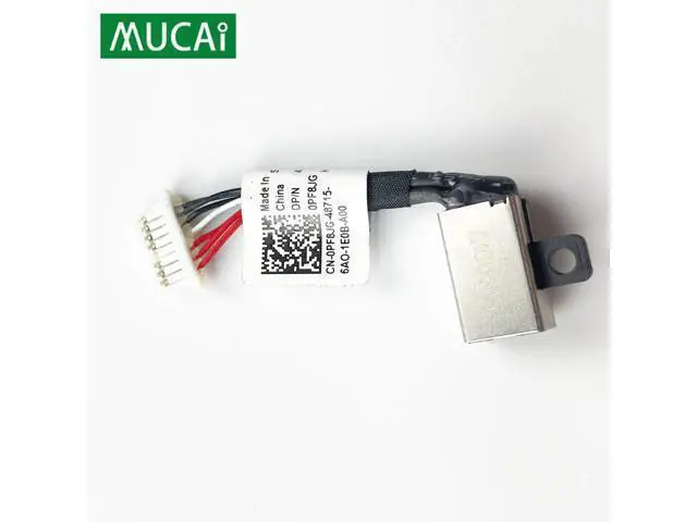 Alt view image 2 of 4 - DC Power Jack with cable For DELL Inspiron 13 5379 5368 5378 P69G laptop DC-IN Flex Cable