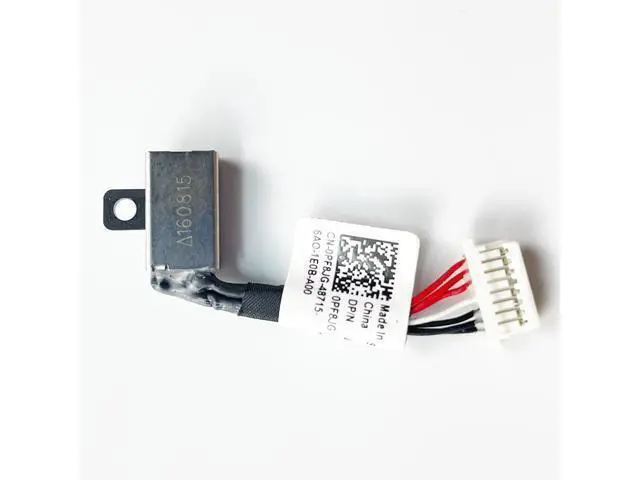 Alt view image 4 of 4 - DC Power Jack with cable For DELL Inspiron 13 5379 5368 5378 P69G laptop DC-IN Flex Cable