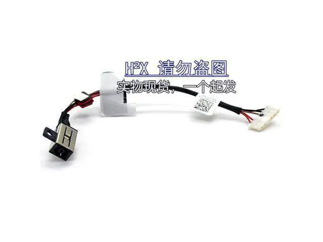 Alt view image 4 of 4 - DC Power Jack with cable For Dell Inspiron 17 5000 5755 5758 5759 laptop DC-IN Flex Cable DC30100VX00 037KW6