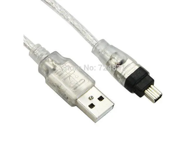 Alt view image 4 of 4 - CYDZ USB Male to Male Firewire IEEE 1394 4 Pin iLink Adapter Cord Cable for SONY DCR-TRV75E DV