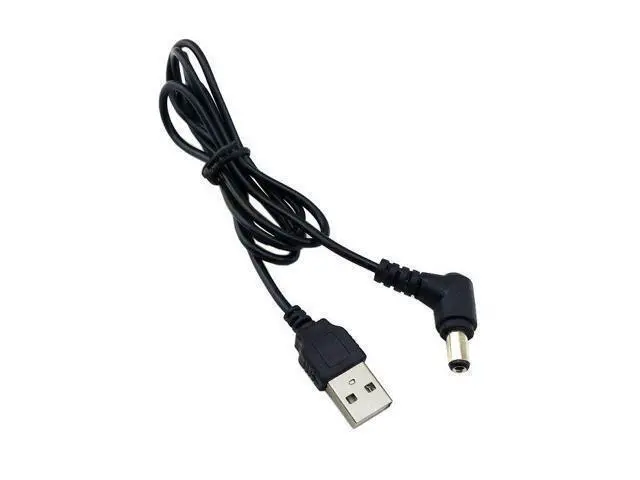 Alt view image 2 of 5 - CYDZ 80cm USB 2.0 A Type Male to Right Angled 90 Degree 5.5 x 2.5mm DC 5V Power Plug Barrel Connector Charge Cable